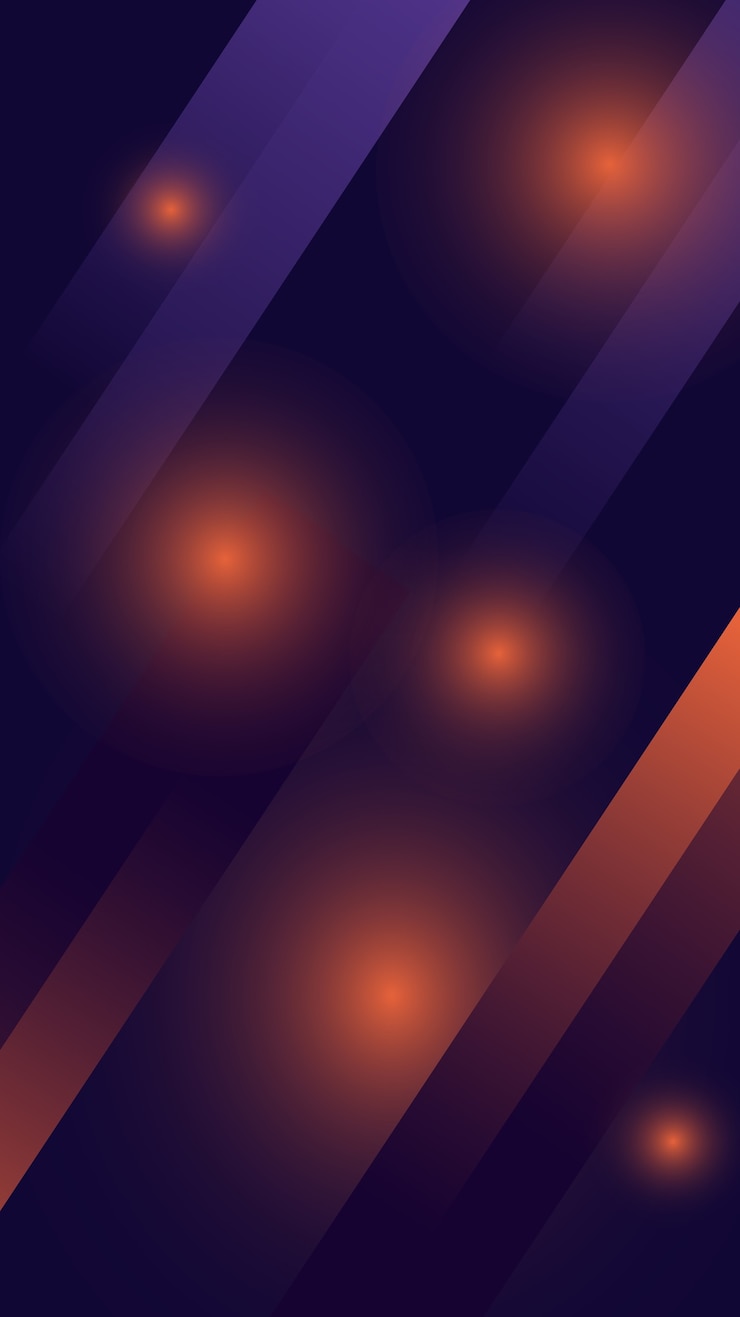 Vector gratuito fondo de móvil con luces desenfocadas
