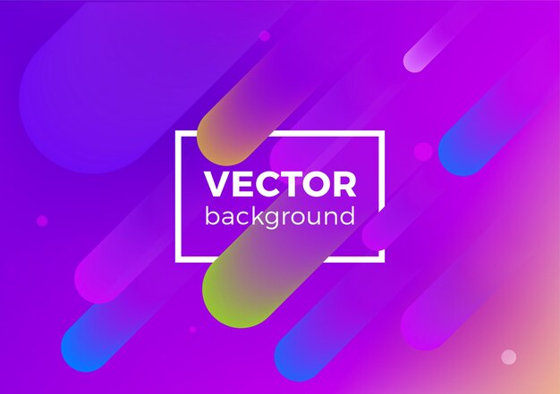 Fondo de movimiento abstracto fluido geométrico. Cartel de estilo ultravioleta de plantilla de diseño de banner.