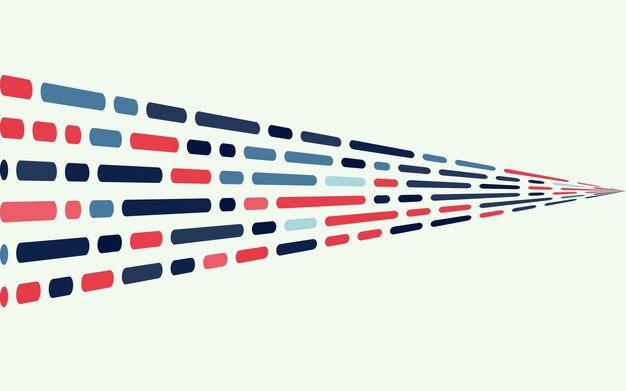 Fondo de movimiento de alta tecnología Ilustración de fondo de tecnología vectorial