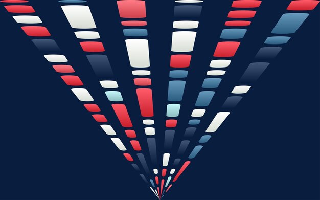 Fondo de movimiento de alta tecnología Ilustración de fondo de tecnología vectorial