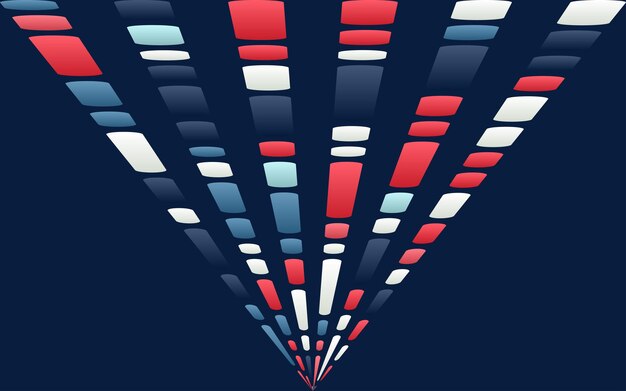 Fondo de movimiento de alta tecnología Ilustración de fondo de tecnología vectorial