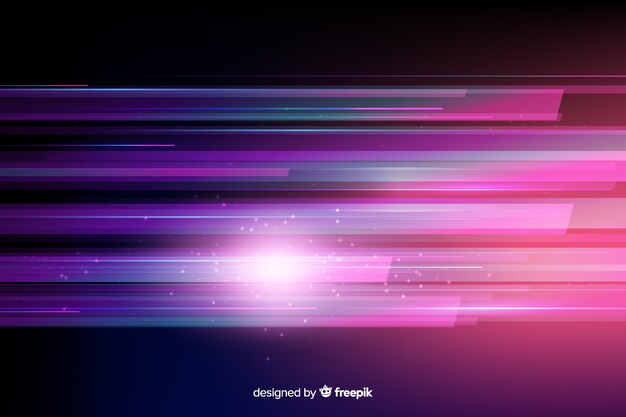 Fondo de movimiento de luz brillante
