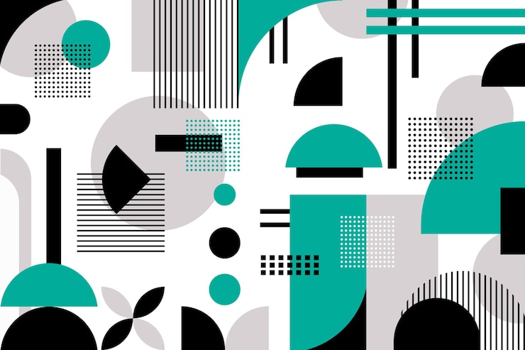 Vector gratuito fondo de mural geométrico