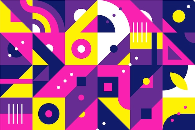 Fondo de mural geométrico