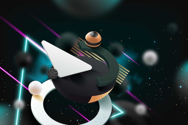 Fondo de música de fiesta abstracta