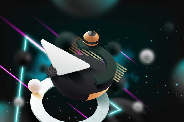 Fondo de música de fiesta abstracta