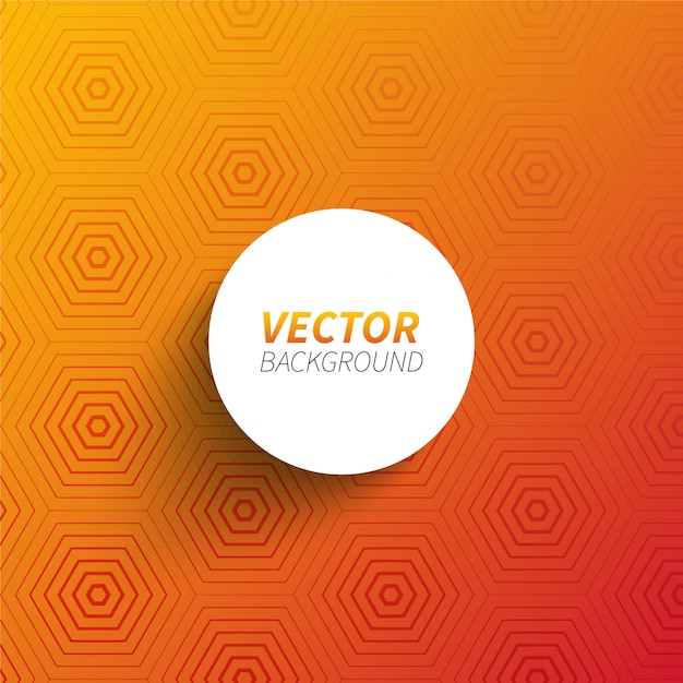 Vector gratuito fondo naranja abstracto con formas