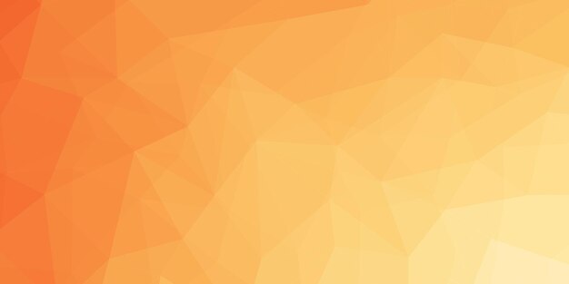 fondo naranja de baja poli