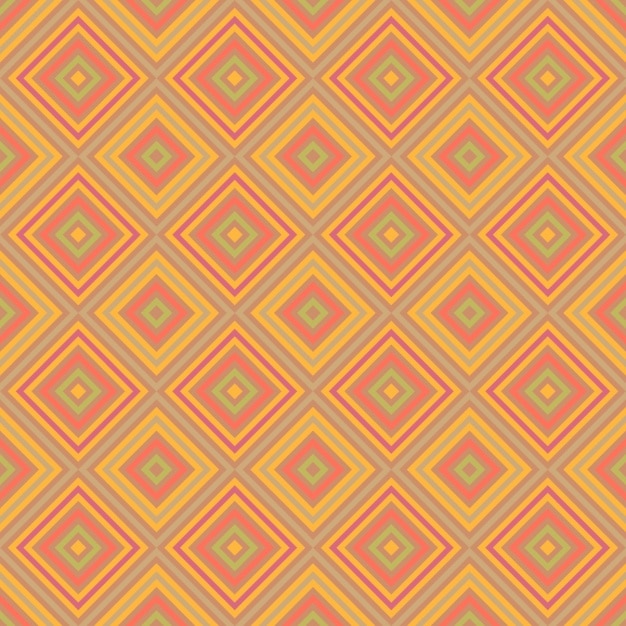 Fondo naranja con cuadrados