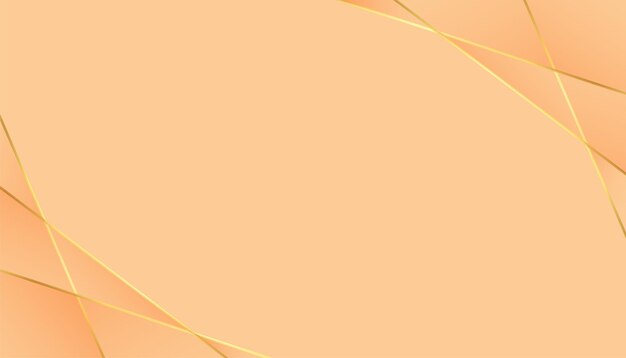 Fondo naranja de líneas doradas de baja poli