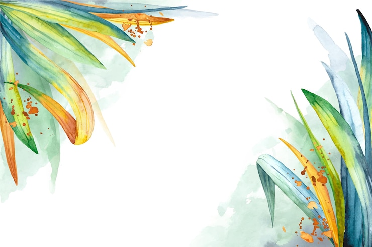 Vector gratuito fondo de naturaleza acuarela pintada a mano