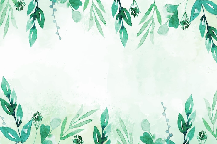 Vector gratuito fondo de naturaleza acuarela pintada a mano