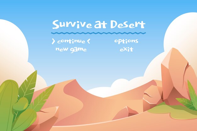 Fondo de naturaleza de juego degradado