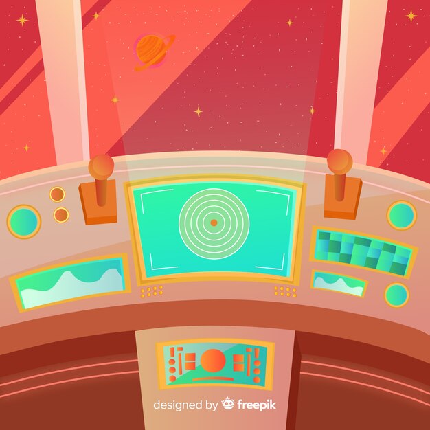 Fondo de nave espacial