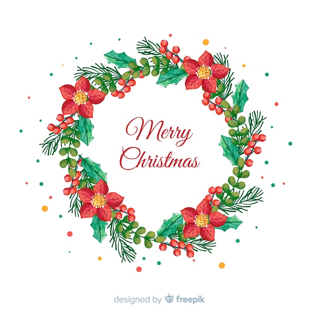 Fondo de navidad acuarela