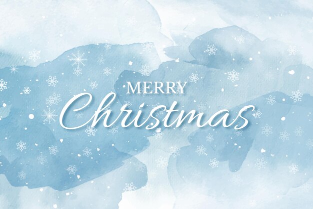 Fondo de navidad acuarela
