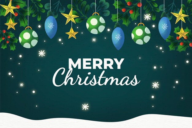 Fondo de navidad acuarela