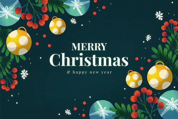 Fondo de navidad acuarela