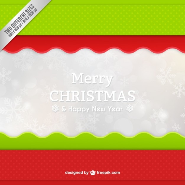 Fondo de navidad y año nuevo verde y rojo
