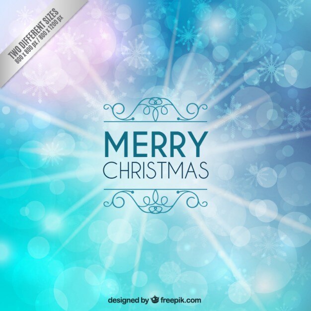Fondo de navidad borroso y brillante
