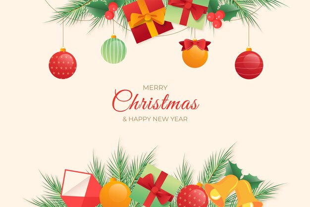 Fondo de navidad degradado