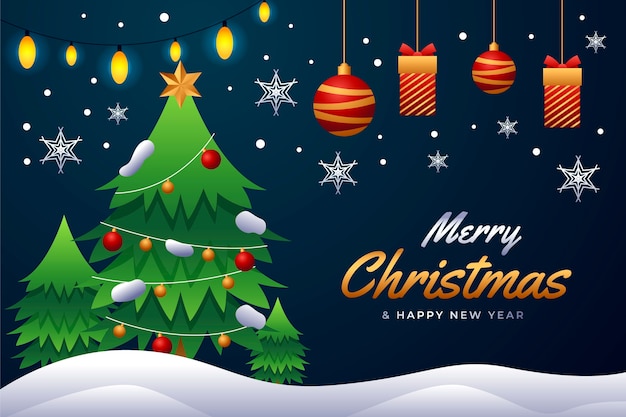 Fondo de navidad degradado