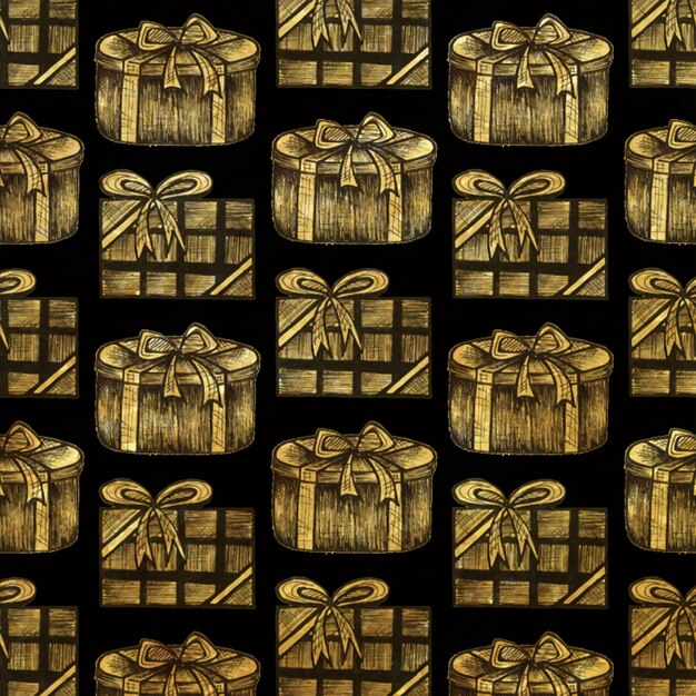 Fondo de Navidad elementos de estilo de sombreado de oro