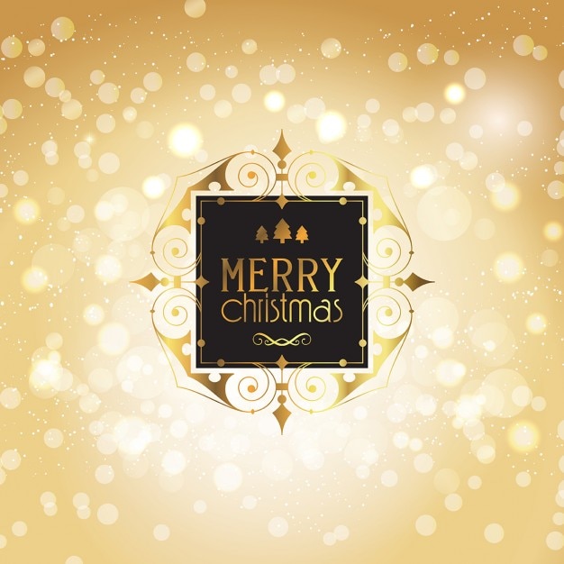 Fondo de navidad con marco decorativo