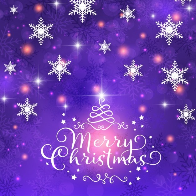 Fondo de navidad morado brillante