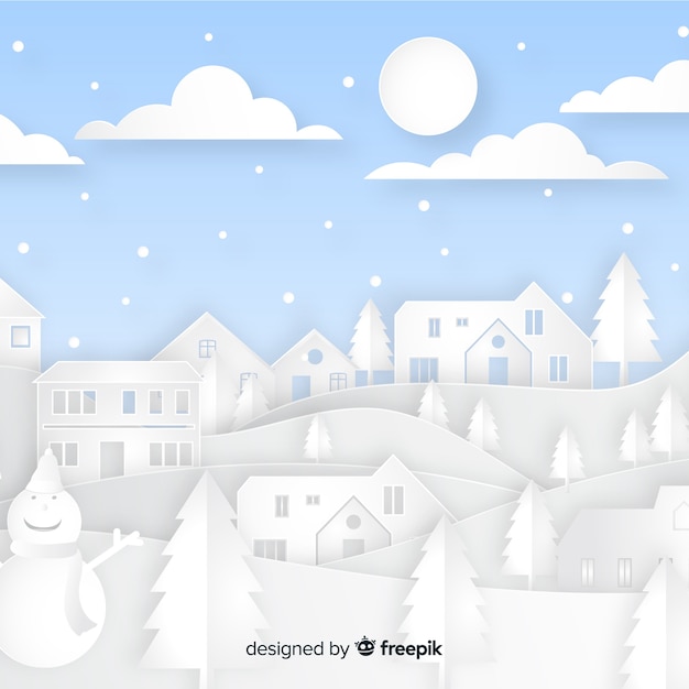 Vector gratuito fondo de navidad plano