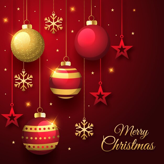 Fondo de navidad plano