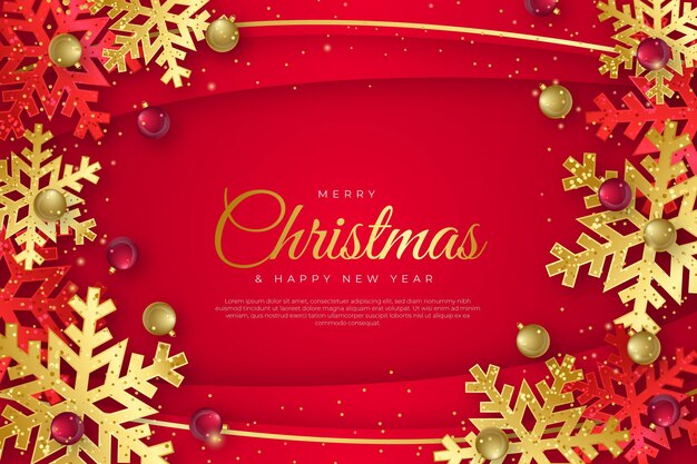Fondo de navidad realista