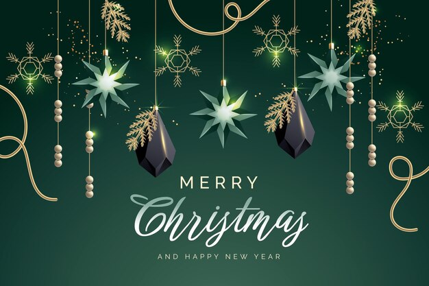 Fondo de navidad realista