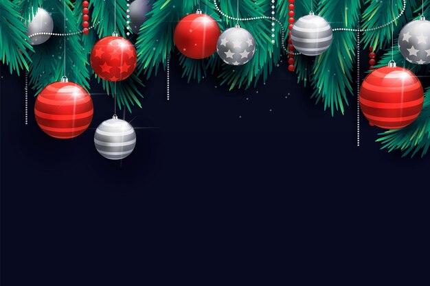 Fondo de navidad realista