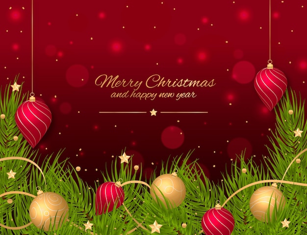 Fondo de navidad realista