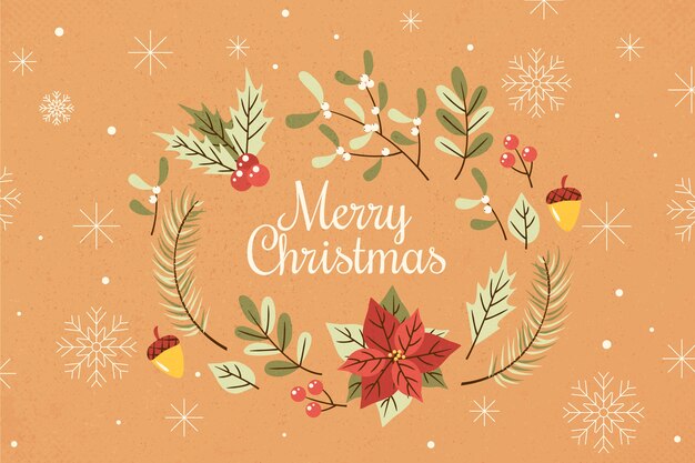 Fondo de navidad vintage