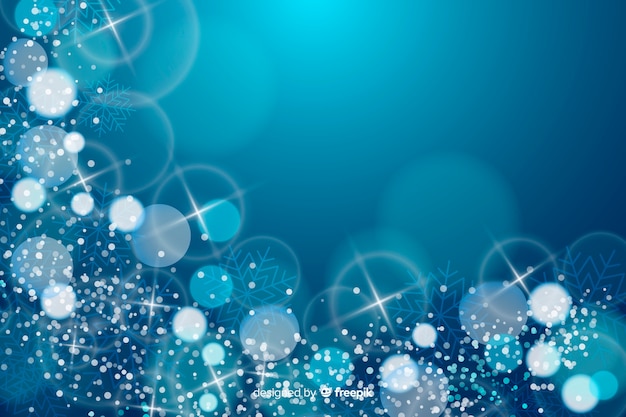 Fondo navideño con bokeh