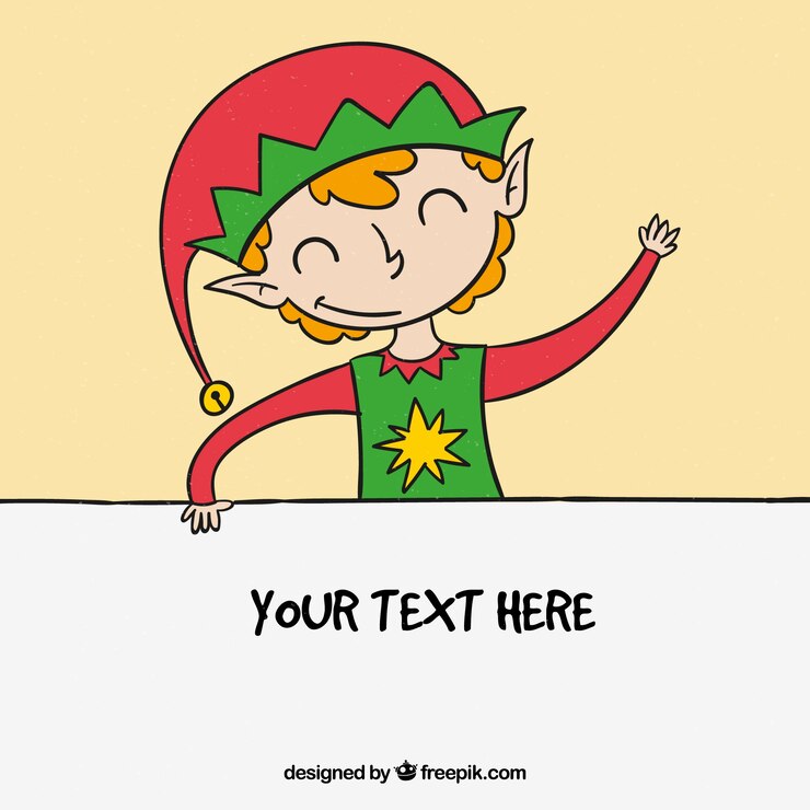 Vector gratuito fondo navideño con carta