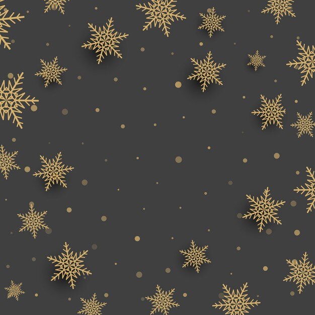 Fondo navideño con diseño de copo de nieve