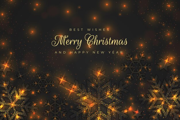 Fondo navideño con efecto brillo