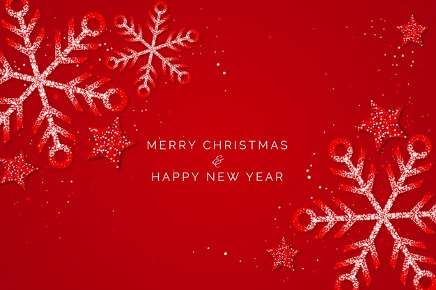 Fondo navideño con efecto brillo