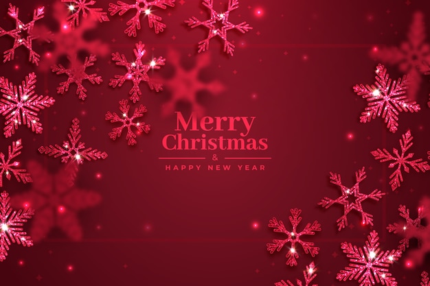 Fondo navideño con efecto brillo