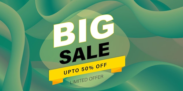 Fondo de negocio de descuento de oferta de banner de venta abstracta Vector libre