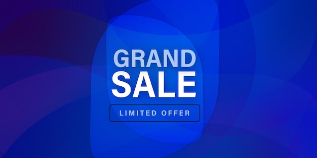 Fondo de negocio de descuento de oferta de banner de venta abstracta Vector libre