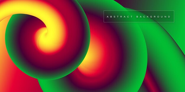 Fondo de negocio de efecto 3D de color de neón fluido abstracto Diseño de banner multipropósito