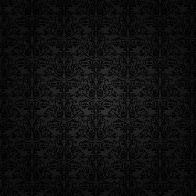 Vector gratuito fondo negro de damasco