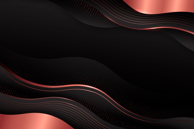 Fondo negro degradado y dorado rosa