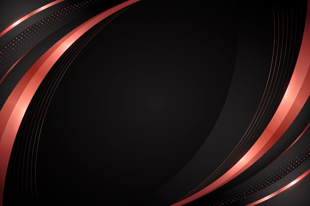 Fondo negro degradado y dorado rosa
