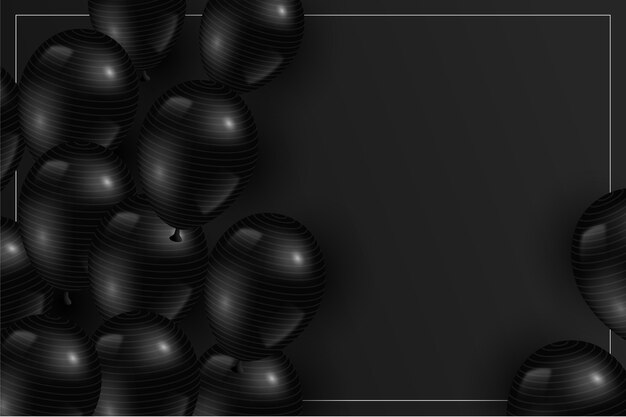 Fondo negro degradado con elementos realistas