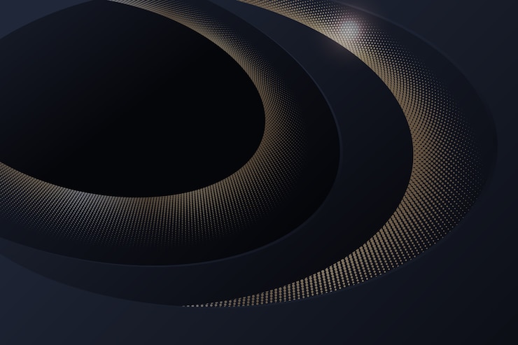 Vector gratuito fondo negro degradado con texturas doradas